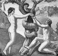 Lilith in Eden with Adam and Eve